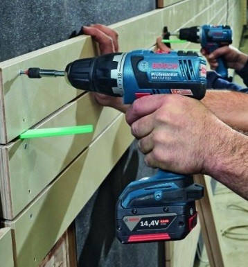 Дрель-шуруповерт аккумуляторная BOSCH GSB 14.4 V-EC ударная купить в Уфе
