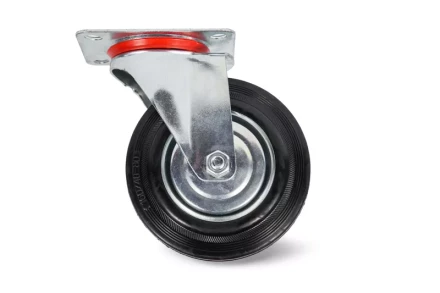 Колесо поворотное резина SC 63 160 мм (F) 1001770 купить в Уфе