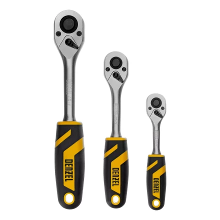 Набор инструментов Denzel 15807, 1/2&quot;, 1/4&quot;, 3/8&quot;, CrV, S2, пластиковый кейс, 216 предметов купить в Уфе