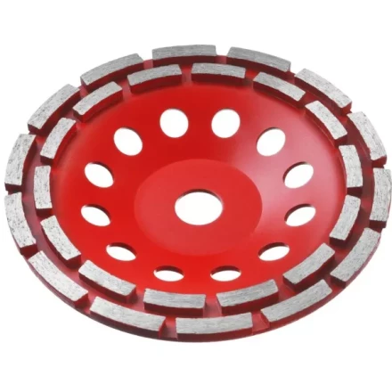 Чашка алмазная шлифовальная по бетону ЗУБР &quot;МАСТЕР&quot; сегментная двухрядная, 180мм 33376-180 купить в Уфе