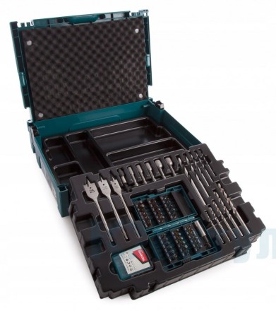 Набор свёрл и бит Makita B-43044, 66 шт, Makpac купить в Уфе