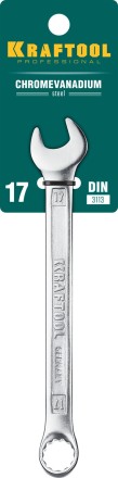 Ключи комбинированные KRAFTOOL, Cr-V, DIN 3113 27079-17 купить в Уфе