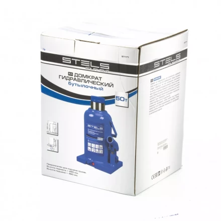 Домкрат гидравлический бутылочный 50 т h подъема 280-450 мм Stels 51171 купить в Уфе