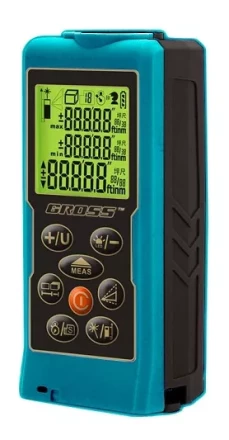 Дальномер лазерный Kompakt 70, от 0,05 до 70 метров, функц. Пифагора, площадь, объем, таймер  GROSS 38001 купить в Уфе