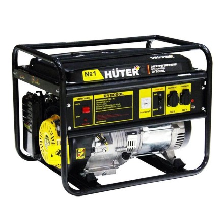 Бензиновый генератор Huter DY8000L купить в Уфе