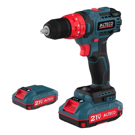 Бесщеточная аккумуляторная ударная дрель-шуруповерт ALTECO CID 21-45 BL X2 78080 купить в Уфе