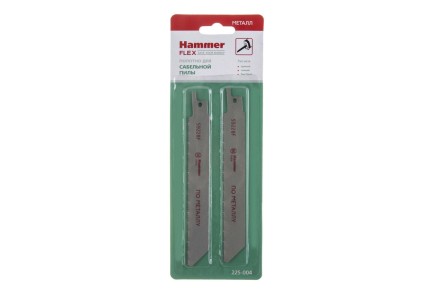 Полотно для сабельной пилы HAMMER 150мм, TPI 25, BIM, 2шт/уп (Flex 225-004) купить в Уфе