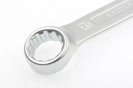 Ключ комбинированный 15 мм CrV холодный штамп GROSS 15134 купить в Уфе