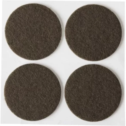 Накладки STAYER &quot;COMFORT&quot; на мебельные ножки, самоклеящиеся, фетровые, коричневые, круглые - диаметр 35 мм, 4 шт 40910-35 купить в Уфе