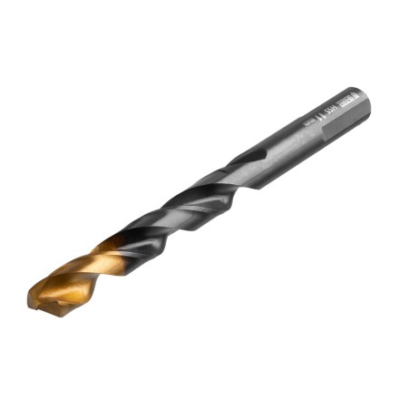 Сверло по металлу, 11 мм, HSS-Tin, Golden Tip, 6 шт. Denzel 717223 купить в Уфе