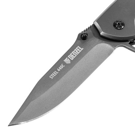 Нож складной Denzel, многоцелевой, системы Liner-Lock, с накладкой G10 на классической рукоятке, 79207 купить в Уфе