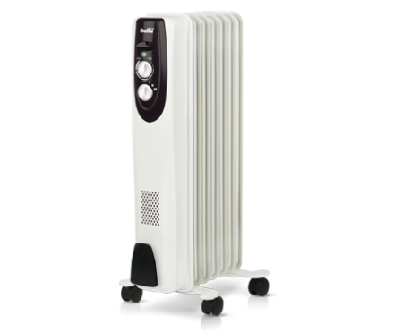 Маслянный радиатор обогреватель электрический BALLU Classic BOH/CL-07WRN 1500 купить в Уфе