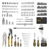Набор инструментов Denzel 15808, 1/2&quot;, 3/8&quot;, 1/4&quot;, CrV, S2, пластиковый кейс, 232 предмета купить в Уфе