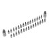 Набор инструментов Denzel 15808, 1/2&quot;, 3/8&quot;, 1/4&quot;, CrV, S2, пластиковый кейс, 232 предмета купить в Уфе