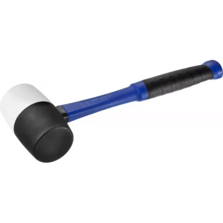 Киянка ЗУБР &quot;ПРОФЕССИОНАЛ&quot; резиновая черно-белая, с фиберглассовой ручкой, 680г 20532-680 купить в Уфе