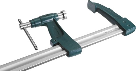 Струбцина KRAFTOOL тип &quot;F&quot;, с мультипликаторной прижимной втулкой, 125х600 мм 32013-125-600 купить в Уфе