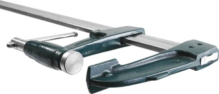 Струбцина KRAFTOOL тип &quot;F&quot;, с мультипликаторной прижимной втулкой, 125х600 мм 32013-125-600 купить в Уфе