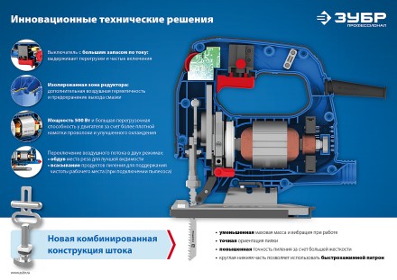 Лобзик электрический ЛП-500 серия ПРОФЕССИОНАЛ купить в Уфе