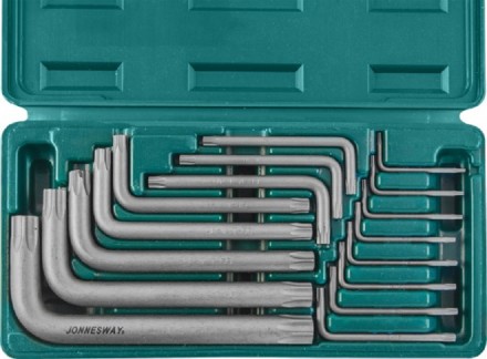 Набор ключей угловых Torx Т6-Т70 16предметов Jonnesway H0816S 47405 купить в Уфе
