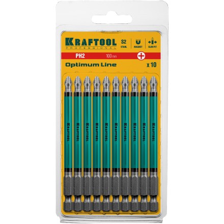 Биты KRAFTOOL OPTIMUM PH 26122-2-100-10 купить в Уфе
