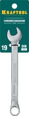 Ключи комбинированные KRAFTOOL, Cr-V, DIN 3113 27079-19 купить в Уфе