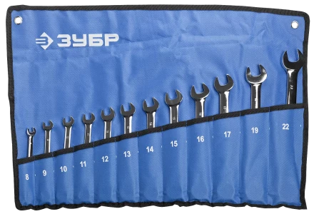 Наборы трещоточных комбинированных ключей Зубр серия ПРОФЕССИОНАЛ 27075-H12 купить в Уфе