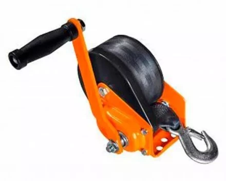 Лебедка ручная барабанная с тормозом Magnus-Profi LRT-800, 800 кг, лента 10 м купить в Уфе