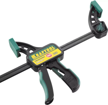 Струбцина &amp;quot;EcoKraft&amp;quot; ручная пистолетная, KRAFTOOL 32226-60, пластиковый корпус, 600/800мм, 150кгс 32226-60 купить в Уфе