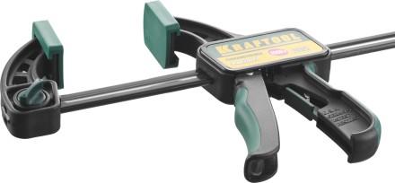 Струбцина &quot;EcoKraft&quot; ручная пистолетная, KRAFTOOL 32226-60, пластиковый корпус, 600/800мм, 150кгс 32226-60 купить в Уфе