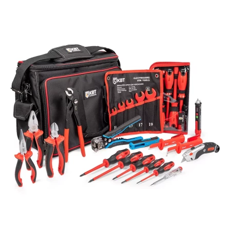 Набор инструментов электрика КВТ НИЭ-12 (89264) купить в Уфе
