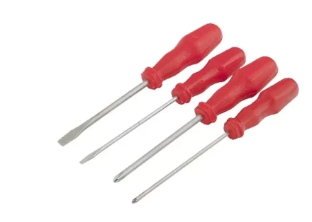 Набор отверток, пластмассовые ручки, 4 шт, (Металлист) Россия купить в Уфе