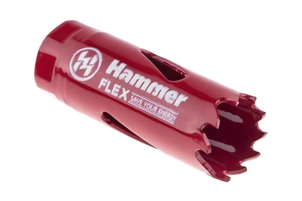 Коронка биметаллическая HAMMER Ф19х38мм 1/2"  BiMETALL (224-001) купить в Уфе