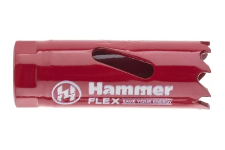 Коронка биметаллическая HAMMER Ф19х38мм 1/2"  BiMETALL (224-001) купить в Уфе