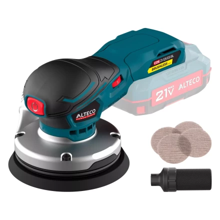 Бесщеточная аккумуляторная эксцентриковая шлифмашина ALTECO COS 21-125 ES BL Solo (без АКБ и ЗУ) 78002 купить в Уфе