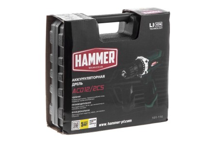 Дрель аккумуляторная HAMMER ACD12/2CS купить в Уфе