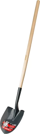 ЗУБР Мастер, 474 х 215 х 1500 мм, полотно 1.6 мм, закалено, дерев. черенок высш. сорт, тип ЛСГ, штыковая лопата (39575) купить в Уфе