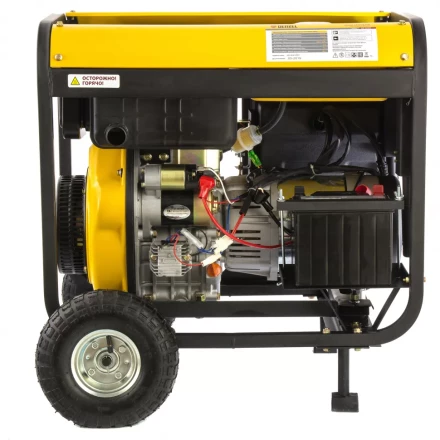 Генератор дизельный DENZEL DD6300Е электростартер 94657 купить в Уфе
