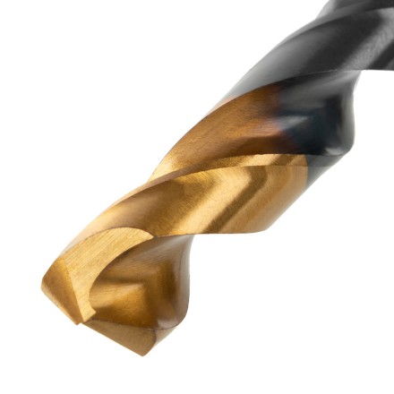 Сверло по металлу, 12 мм, HSS-Tin, Golden Tip, 6 шт. Denzel 717224 купить в Уфе