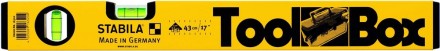 Уровень строительный  43 см  тип  70 Toolbox 16320 STABILA купить в Уфе