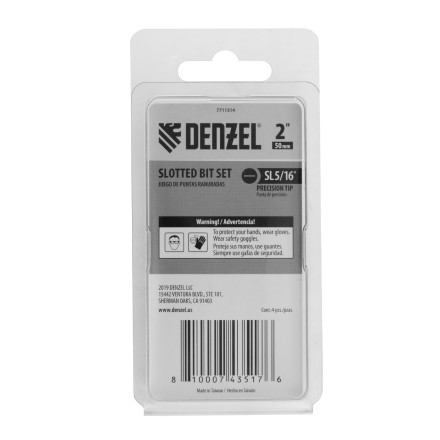 Бита SL8x50, 5 шт. Denzel 7711314 купить в Уфе
