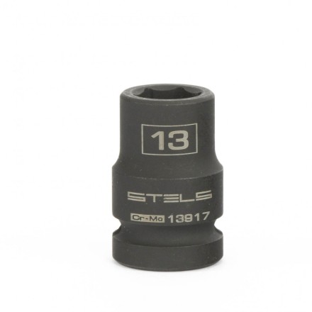 Головка ударная шестигранная 13 мм 1/2&quot; CrMo Stels 13917 купить в Уфе