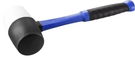 Киянка ЗУБР &quot;ПРОФЕССИОНАЛ&quot; резиновая черно-белая, с фиберглассовой ручкой, 900г 20532-900 купить в Уфе