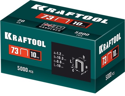 Скобы для плайера, тип 73, калибр 20GA 31773-10 купить в Уфе