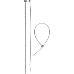 Хомуты ЗУБР нейлоновые белые 7,6x250мм, 100шт 309010-76-250