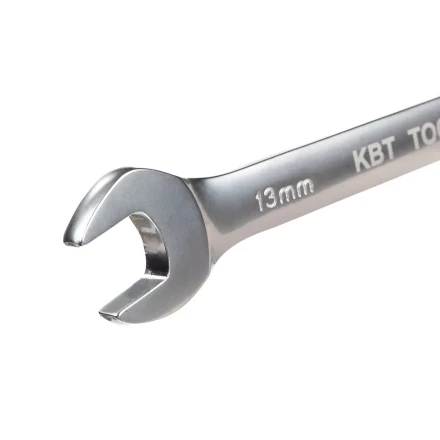 Набор гаечных комбинированных трещоточных ключей КВТ НТК-8 (8–19 мм), 8 шт. (91949) купить в Уфе