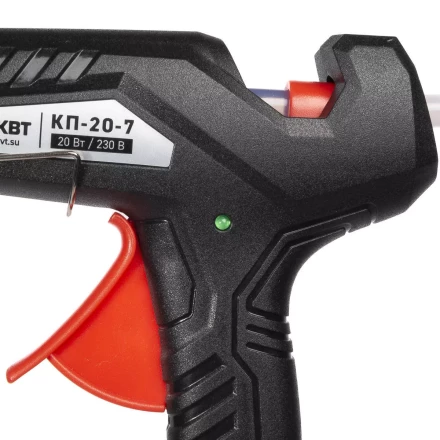 Пистолет клеевой КВТ КП-20-7 20 Вт, стержня 7 мм (87964) купить в Уфе