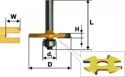 Фреза кромочная фальцевая ф508х4мм 2 хв. 8/12мм 10563 купить в Уфе