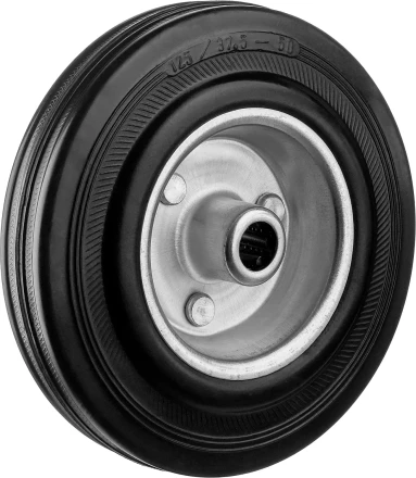 ЗУБР d 125 мм, г/п 100 кг, игольчатый подшипник, резина/металл, колесо, Профессионал (30936-125) купить в Уфе