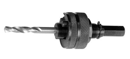 ЗУБР &quot;ЭКСПЕРТ&quot;. Державка  для биметаллических коронок, жесткие штифты, прижимная муфта, шестигранный хвостовик, d 32-152мм 29532_z01 купить в Уфе