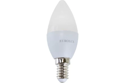 Лампа светодиодная EUROLUX LL-E-C37-5W-230-4K-E14 76/2/3 купить в Уфе